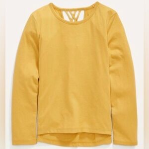💸 Old Navy Softest Long Sleeve Lattice Back T-Shirt (Size: XXL Plus)